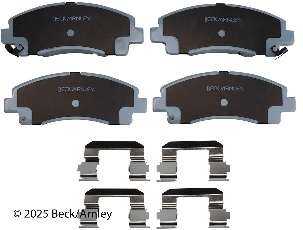 Beck/Arnley 085-6722 2009-2014 Acura TL Disc Brake Pad Set