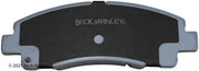 Beck/Arnley 085-6722 2009-2014 Acura TL Disc Brake Pad Set