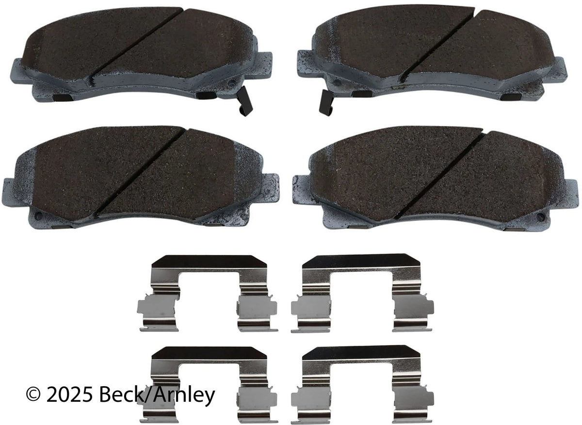 Beck/Arnley 085-6722 2009-2014 Acura TL Disc Brake Pad Set