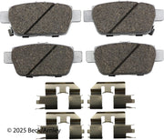 Beck/Arnley 085-6723 2006-2014 Honda Ridgeline Disc Brake Pad Set