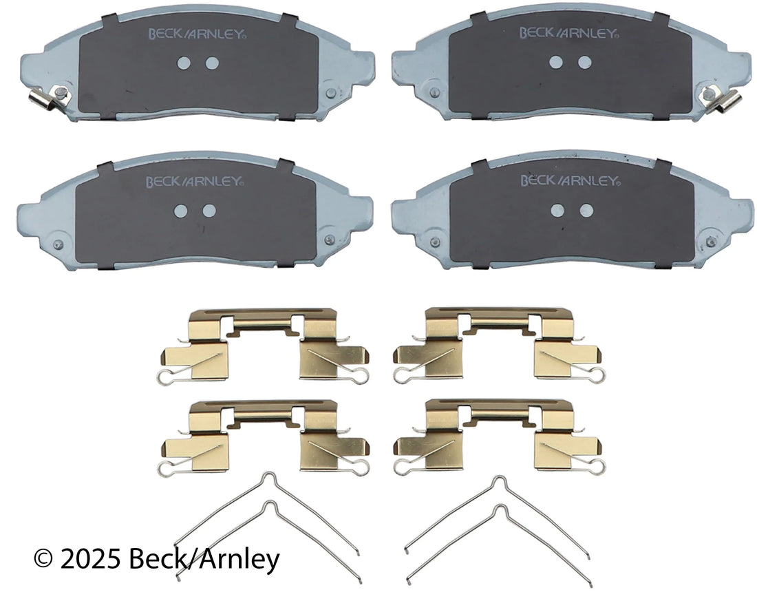Beck/Arnley 085-6726 2005-2015 Nissan Xterra Disc Brake Pad Set