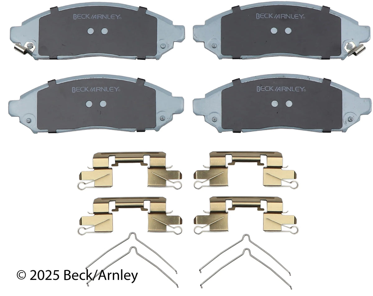Beck/Arnley 085-6726 2005-2015 Nissan Xterra Disc Brake Pad Set