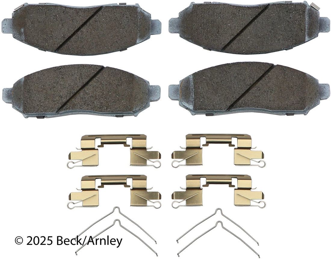 Beck/Arnley 085-6726 2005-2015 Nissan Xterra Disc Brake Pad Set