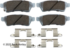 Beck/Arnley 085-6727 PREMIUM ASM PADS W / HARDWARE