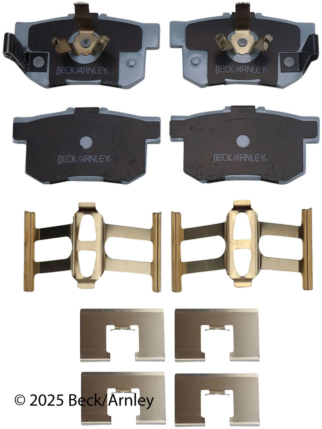 Beck/Arnley 085-6733 2010-2018 Acura RDX Disc Brake Pad Set