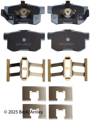 Beck/Arnley 085-6733 2010-2018 Acura RDX Disc Brake Pad Set
