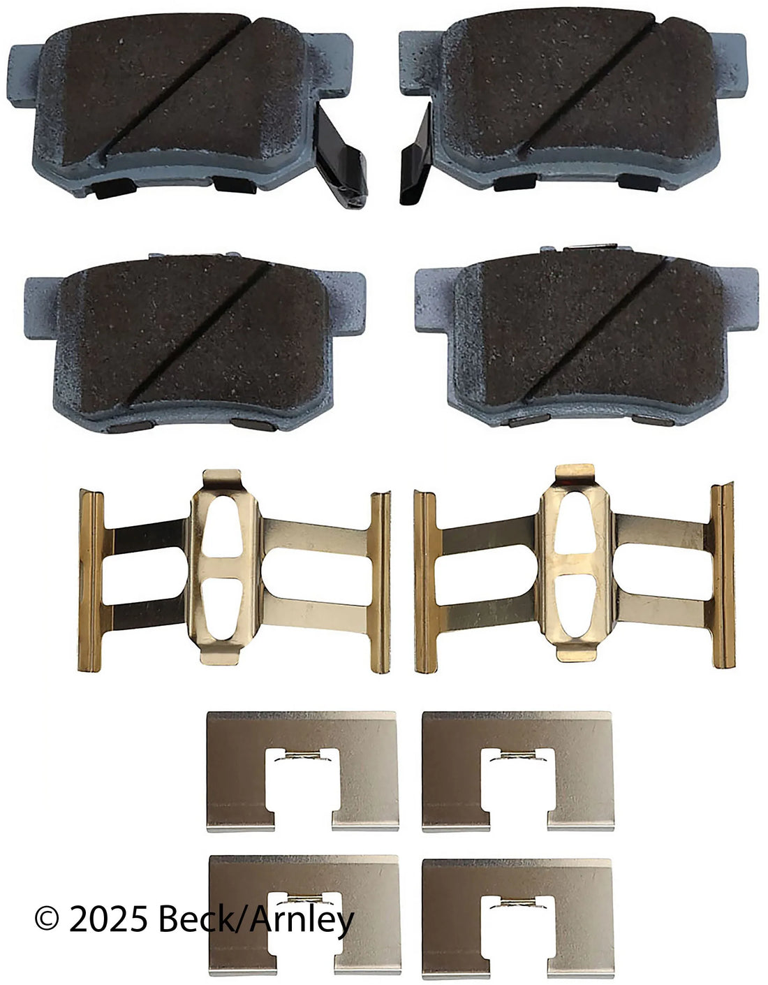 Beck/Arnley 085-6733 2010-2018 Acura RDX Disc Brake Pad Set
