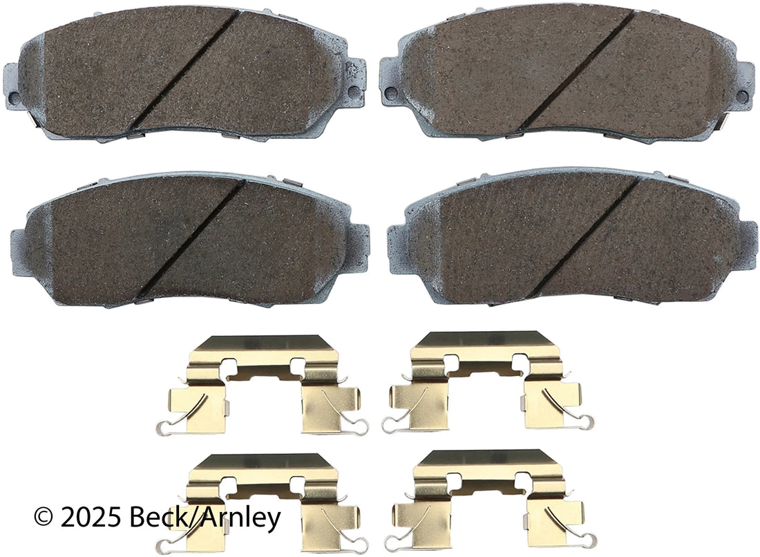 Beck/Arnley 085-6735 2012 Honda Crosstour Disc Brake Pad Set