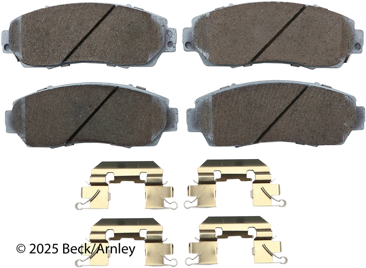 Beck/Arnley 085-6735 2012 Honda Crosstour Disc Brake Pad Set