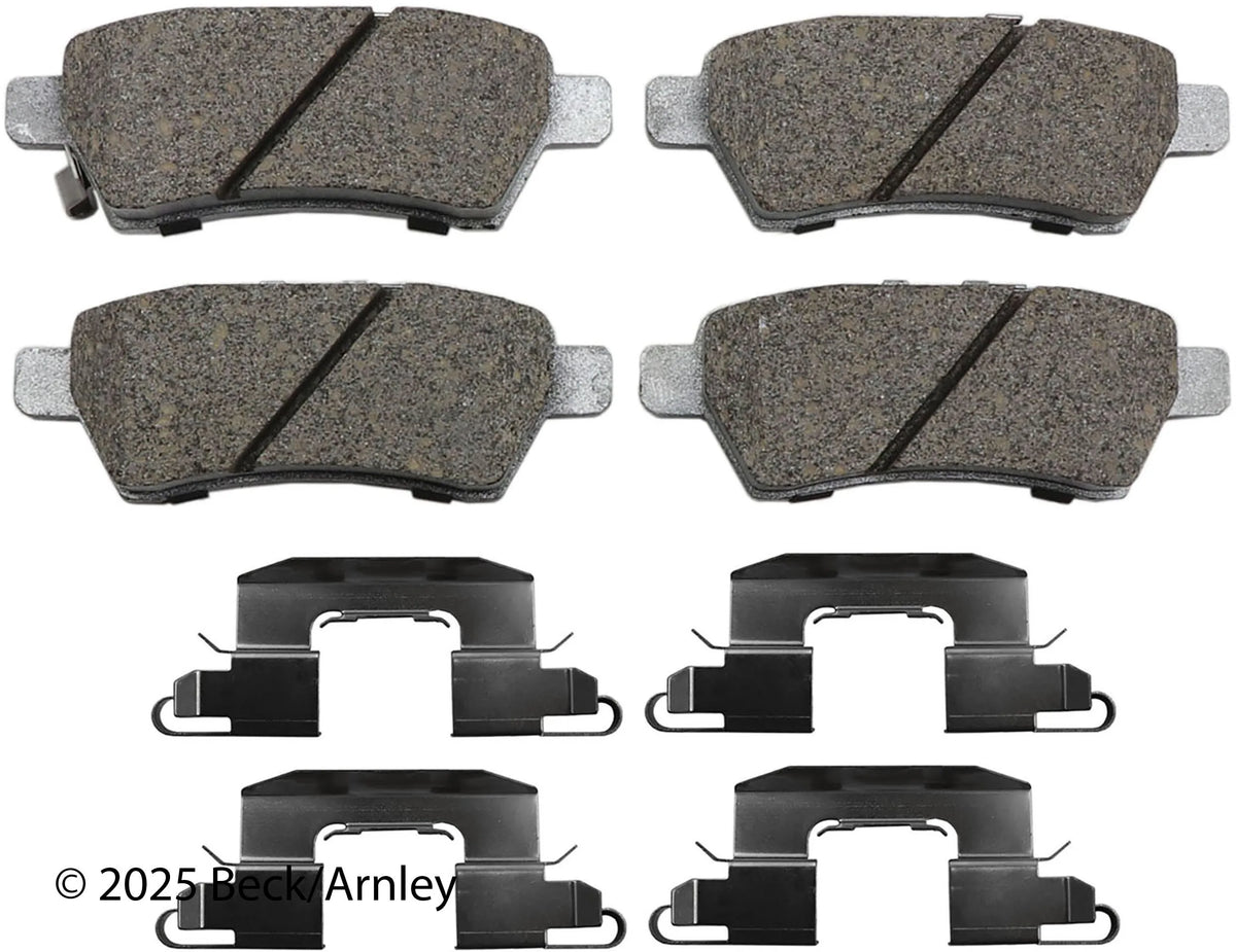 Beck/Arnley 085-6736 2005-2012 Nissan Pathfinder Disc Brake Pad Set