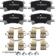 Beck/Arnley 085-6741 2007-2009 Lexus RX350 Disc Brake Pad Set