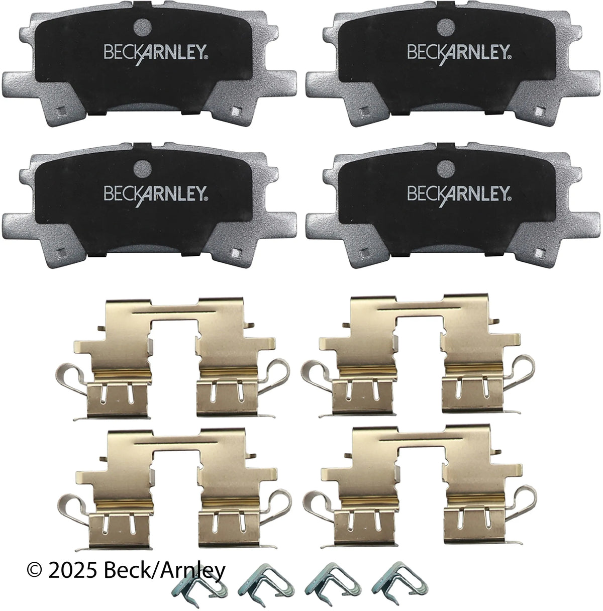 Beck/Arnley 085-6741 2007-2009 Lexus RX350 Disc Brake Pad Set