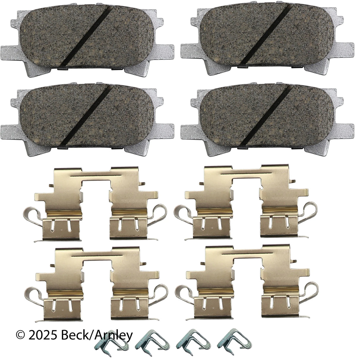 Beck/Arnley 085-6741 2007-2009 Lexus RX350 Disc Brake Pad Set