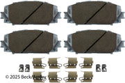 Beck/Arnley 085-6744 2012-2019 Toyota Prius C Disc Brake Pad Set