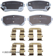 Beck/Arnley 085-6745 2010-2013 Kia Forte Disc Brake Pad Set
