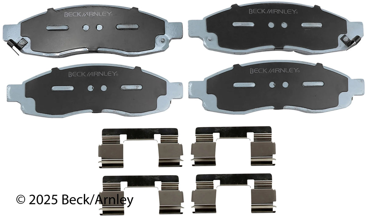 Beck/Arnley 085-6747 2004-2007 Nissan TITAN Disc Brake Pad Set