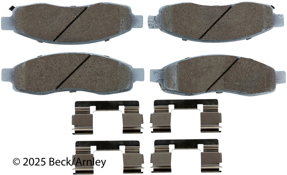 Beck/Arnley 085-6747 2004-2007 Nissan TITAN Disc Brake Pad Set