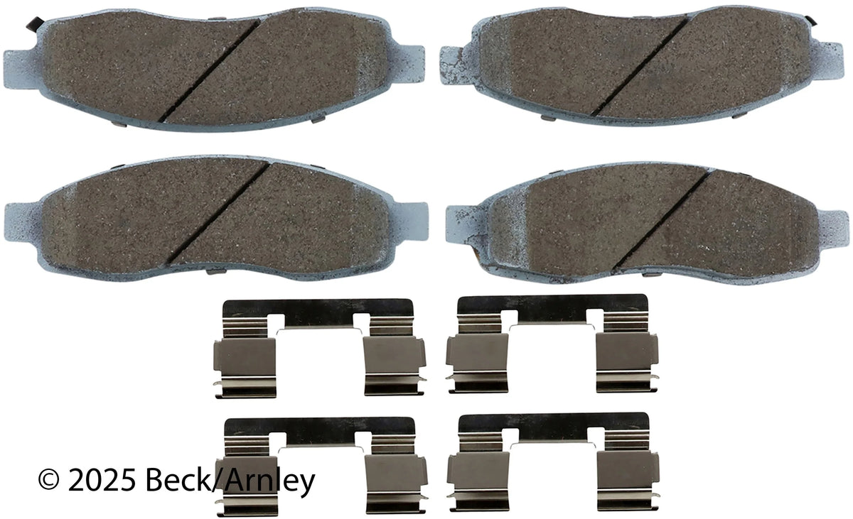 Beck/Arnley 085-6747 2004-2007 Nissan TITAN Disc Brake Pad Set