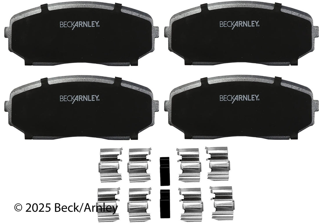 Beck/Arnley 085-6748 2019-2025 Mazda CX-5 Disc Brake Pad Set