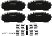 Beck/Arnley 085-6748 2019-2025 Mazda CX-5 Disc Brake Pad Set
