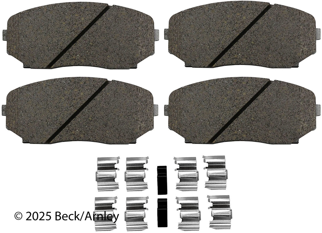Beck/Arnley 085-6748 2019-2025 Mazda CX-5 Disc Brake Pad Set