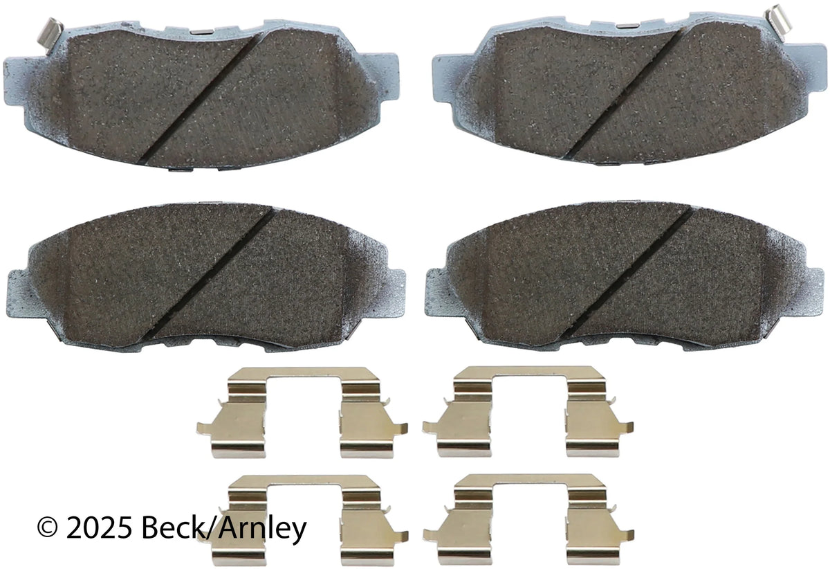 Beck/Arnley 085-6755 2010-2014 Honda Insight Disc Brake Pad Set