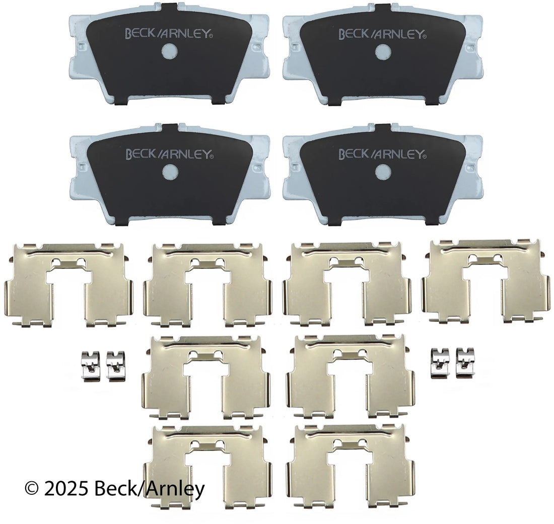 Beck/Arnley 085-6756 2008-2018 Toyota Avalon Disc Brake Pad Set