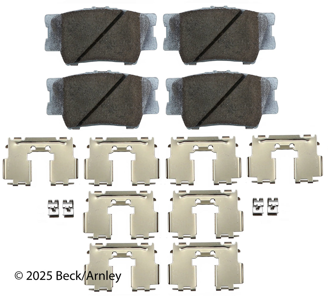 Beck/Arnley 085-6756 2008-2018 Toyota Avalon Disc Brake Pad Set
