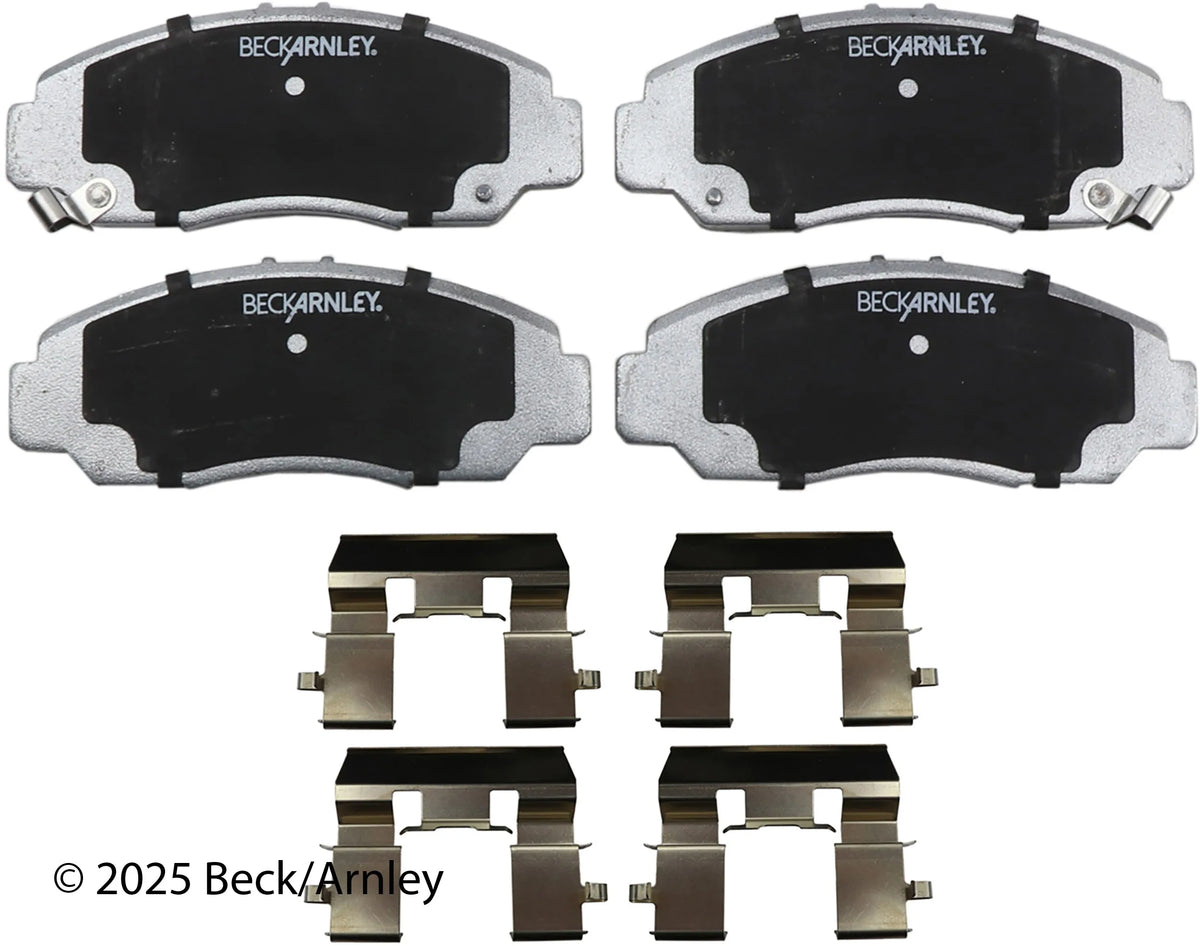Beck/Arnley 085-6757 2006-2009 Acura CSX Disc Brake Pad Set