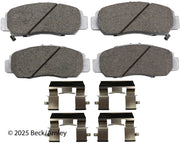 Beck/Arnley 085-6757 2006-2009 Acura CSX Disc Brake Pad Set