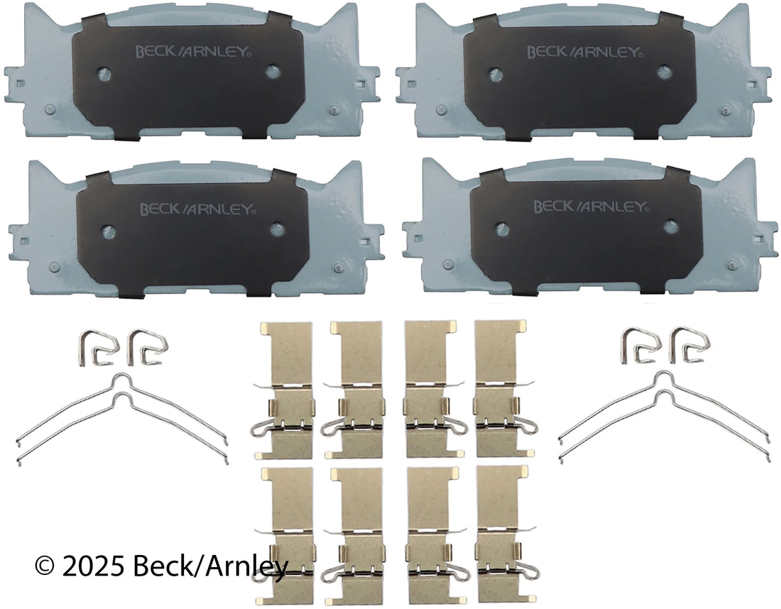 Beck/Arnley 085-6758 2008-2018 Toyota Avalon Disc Brake Pad Set
