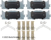 Beck/Arnley 085-6758 2008-2018 Toyota Avalon Disc Brake Pad Set