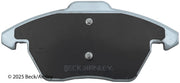 Beck/Arnley 085-6763 2013-2017 Volkswagen CC Disc Brake Pad Set