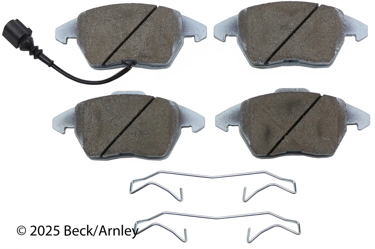 Beck/Arnley 085-6763 2013-2017 Volkswagen CC Disc Brake Pad Set