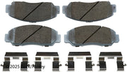 Beck/Arnley 085-6766 2006-2011 Honda Civic Disc Brake Pad Set