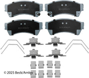 Beck/Arnley 085-6767 2006-2013 Mazda 6 Disc Brake Pad Set