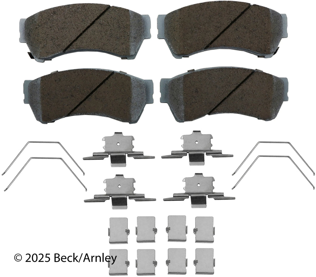 Beck/Arnley 085-6767 2006-2013 Mazda 6 Disc Brake Pad Set