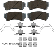 Beck/Arnley 085-6767 2006-2013 Mazda 6 Disc Brake Pad Set