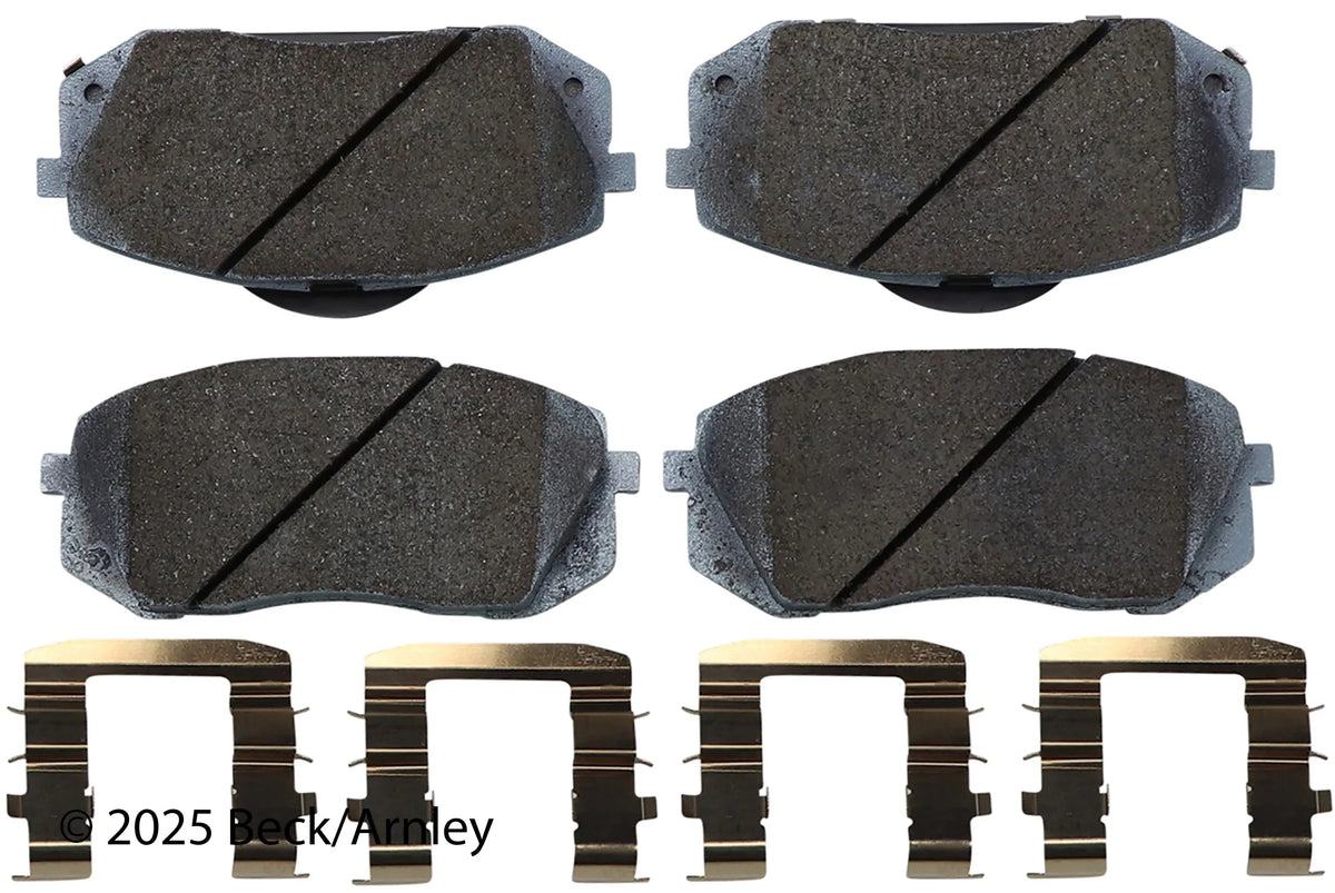 Beck/Arnley 085-6784 2010-2017 Hyundai Tucson Disc Brake Pad Set
