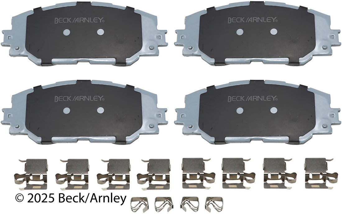 Beck/Arnley 085-6786 2009-2019 Toyota Corolla Disc Brake Pad Set