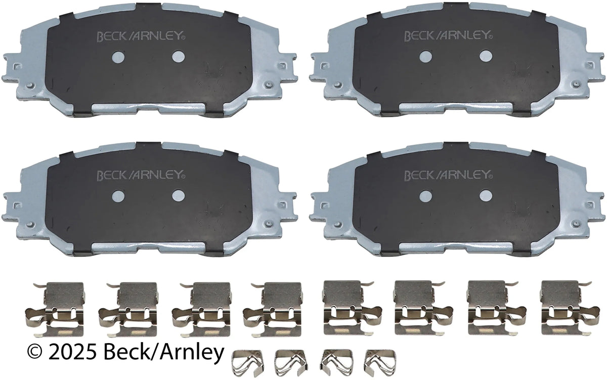 Beck/Arnley 085-6786 2009-2019 Toyota Corolla Disc Brake Pad Set