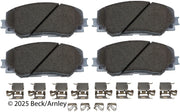 Beck/Arnley 085-6786 2009-2019 Toyota Corolla Disc Brake Pad Set
