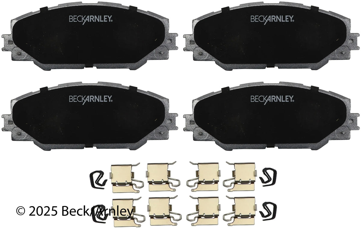 Beck/Arnley 085-6790 2016-2020 Toyota Mirai Disc Brake Pad Set