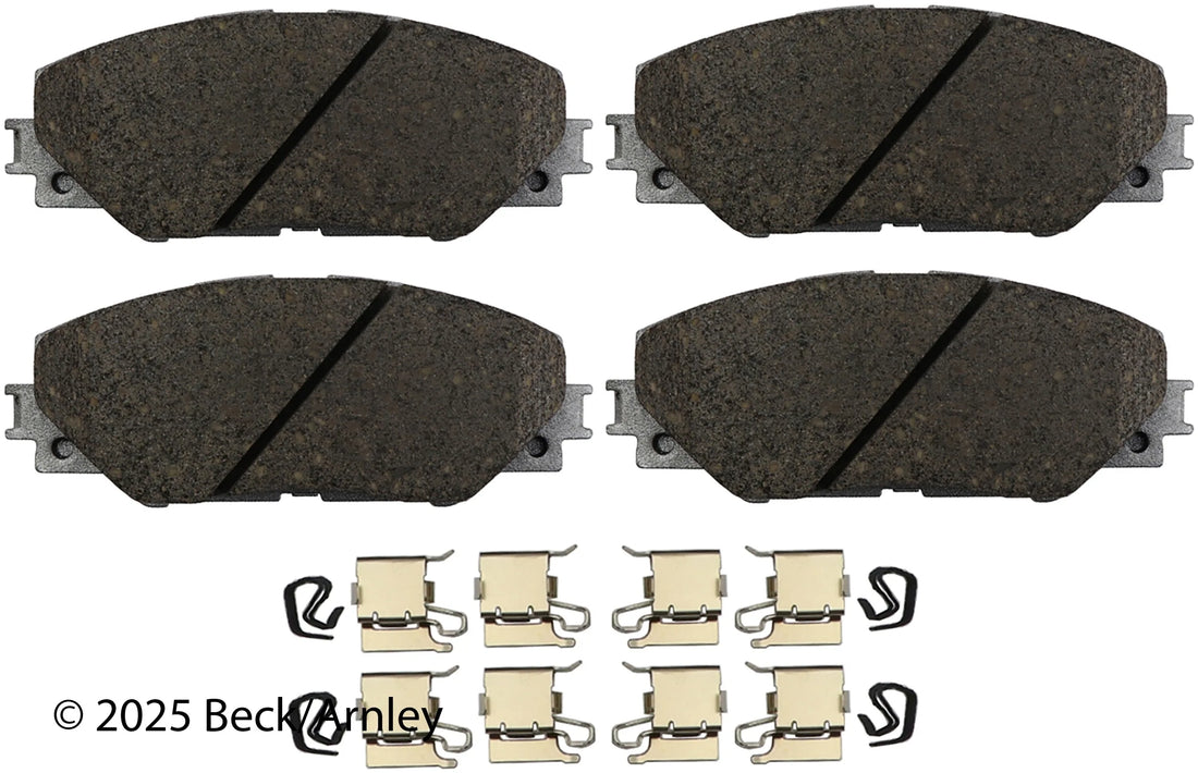 Beck/Arnley 085-6790 2016-2020 Toyota Mirai Disc Brake Pad Set