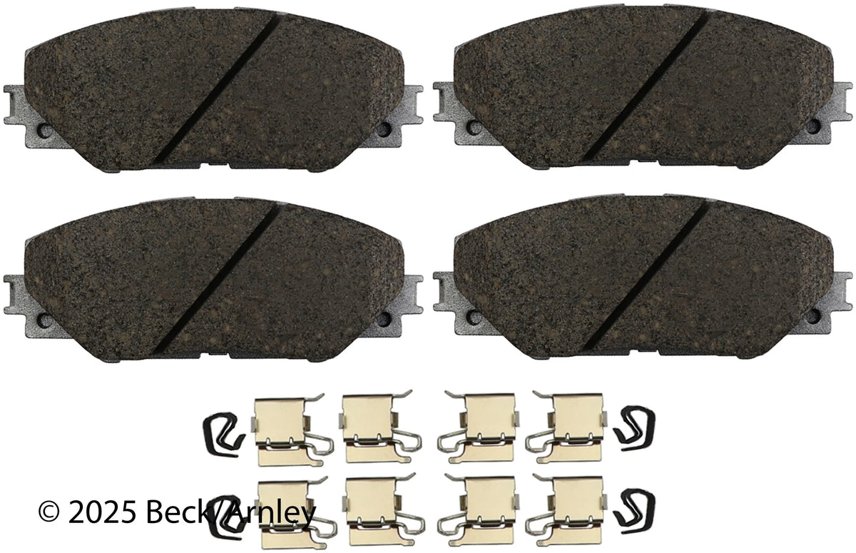 Beck/Arnley 085-6790 2016-2020 Toyota Mirai Disc Brake Pad Set