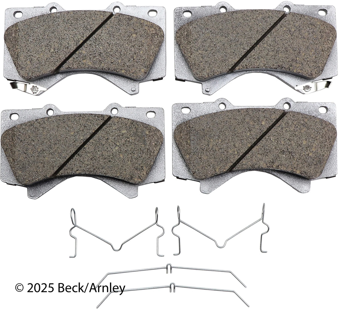 Beck/Arnley 085-6791 2008-2022 Toyota Sequoia Disc Brake Pad Set