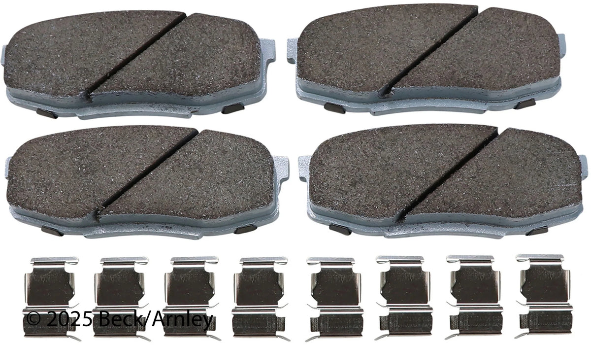 Beck/Arnley 085-6793 2008-2022 Toyota Sequoia Disc Brake Pad Set
