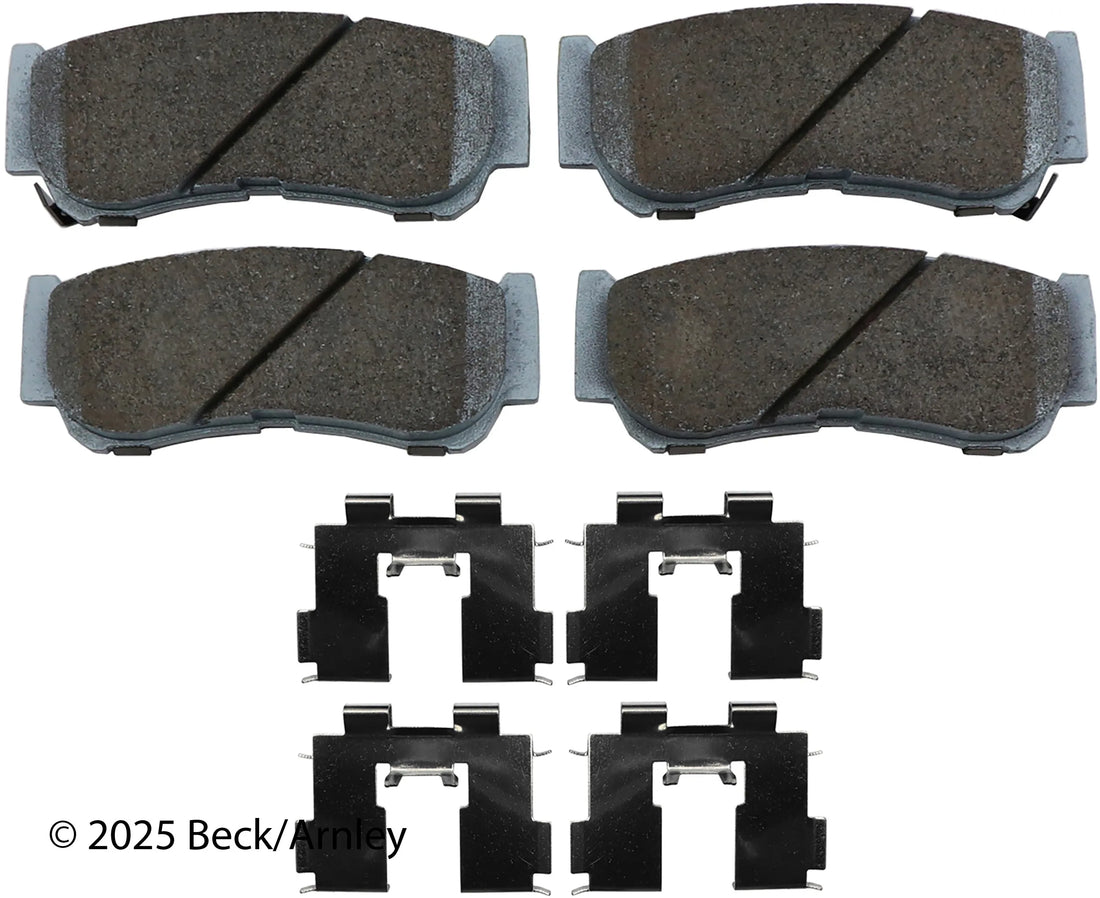 Beck/Arnley 085-6797 2007-2009 Hyundai Santa Fe Disc Brake Pad Set