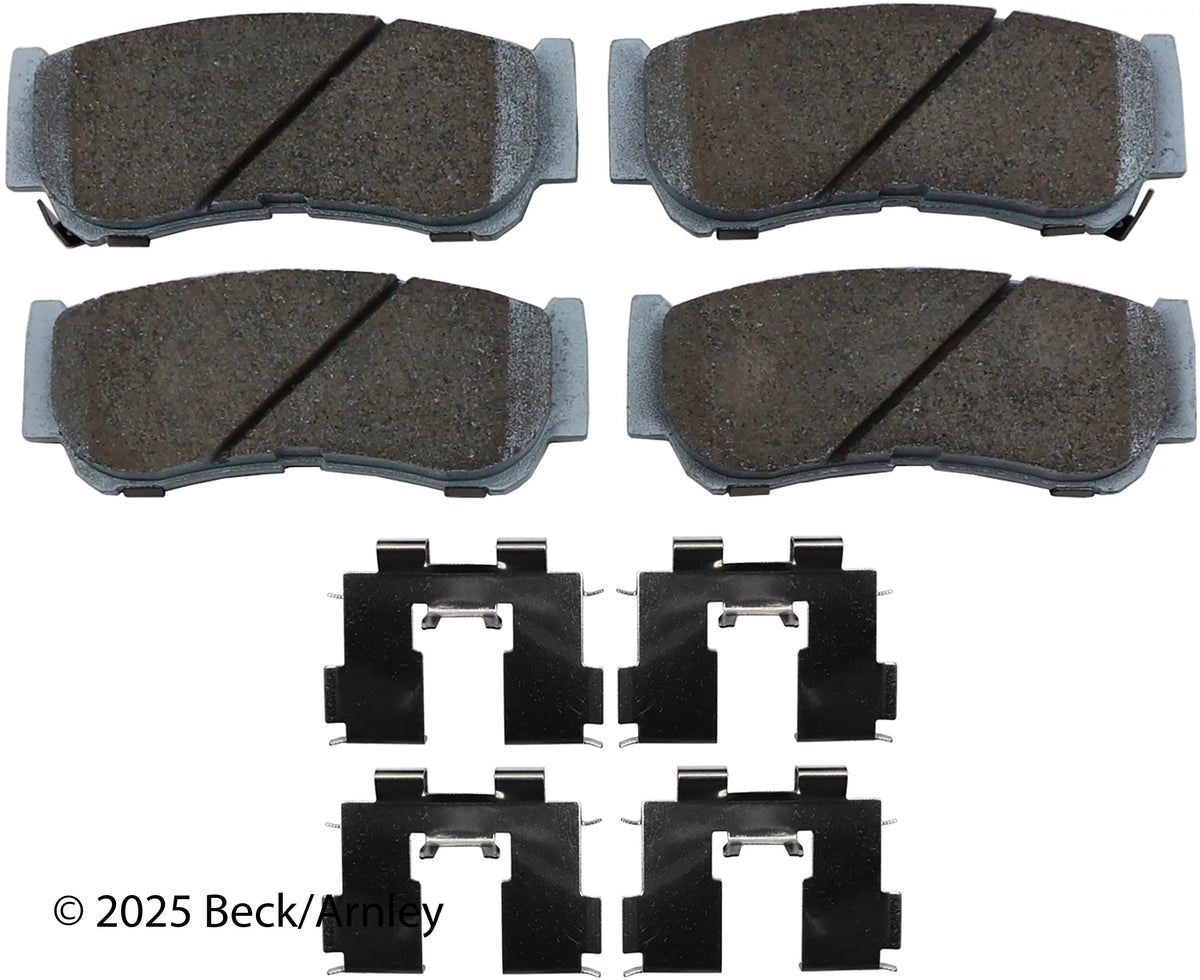 Beck/Arnley 085-6797 2007-2009 Hyundai Santa Fe Disc Brake Pad Set