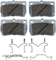 Beck/Arnley 085-6807 2006-2013 Lexus IS250 Disc Brake Pad Set